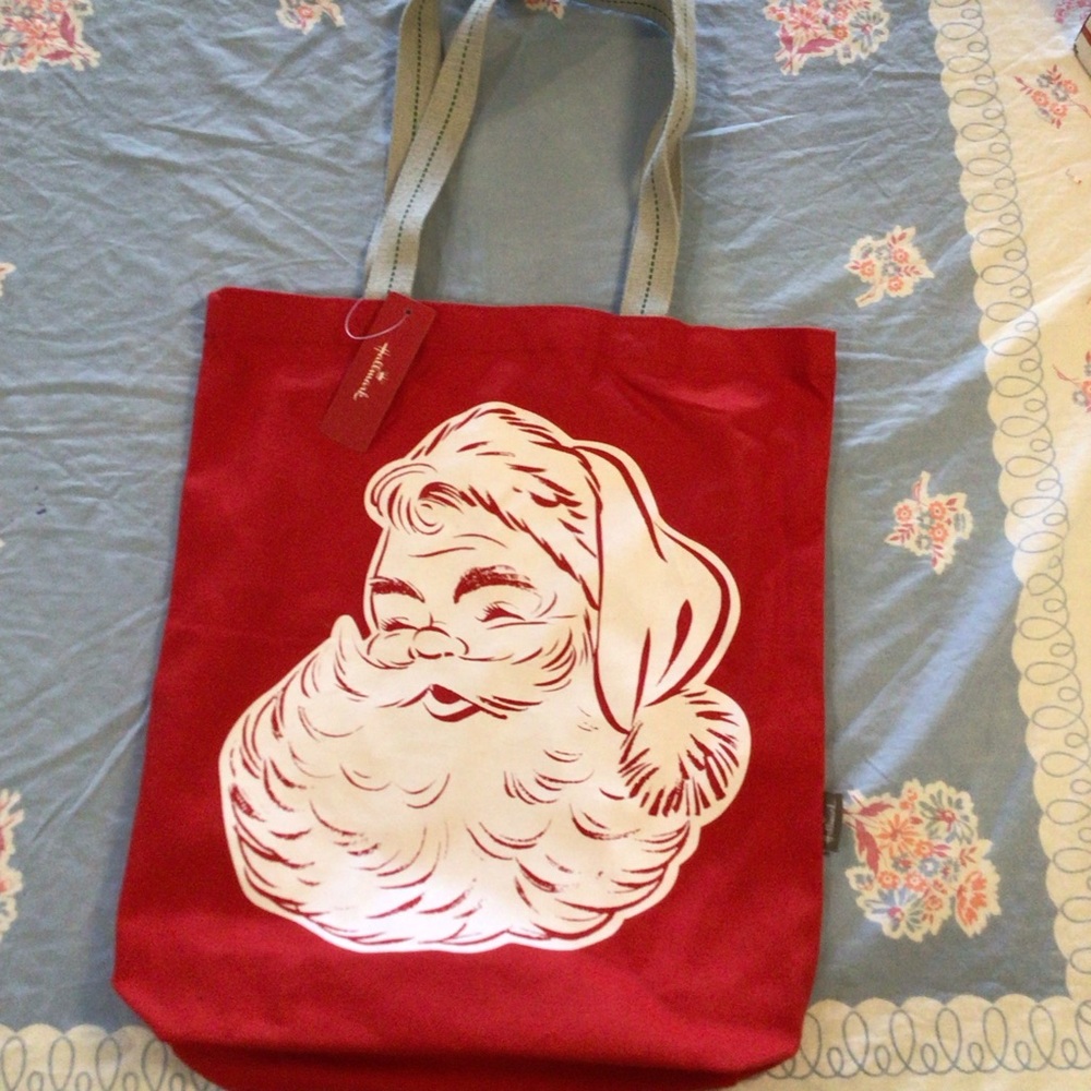 Santa Hallmark tote bag